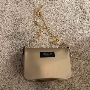 Versace Parfums Gold Crossbody Bag